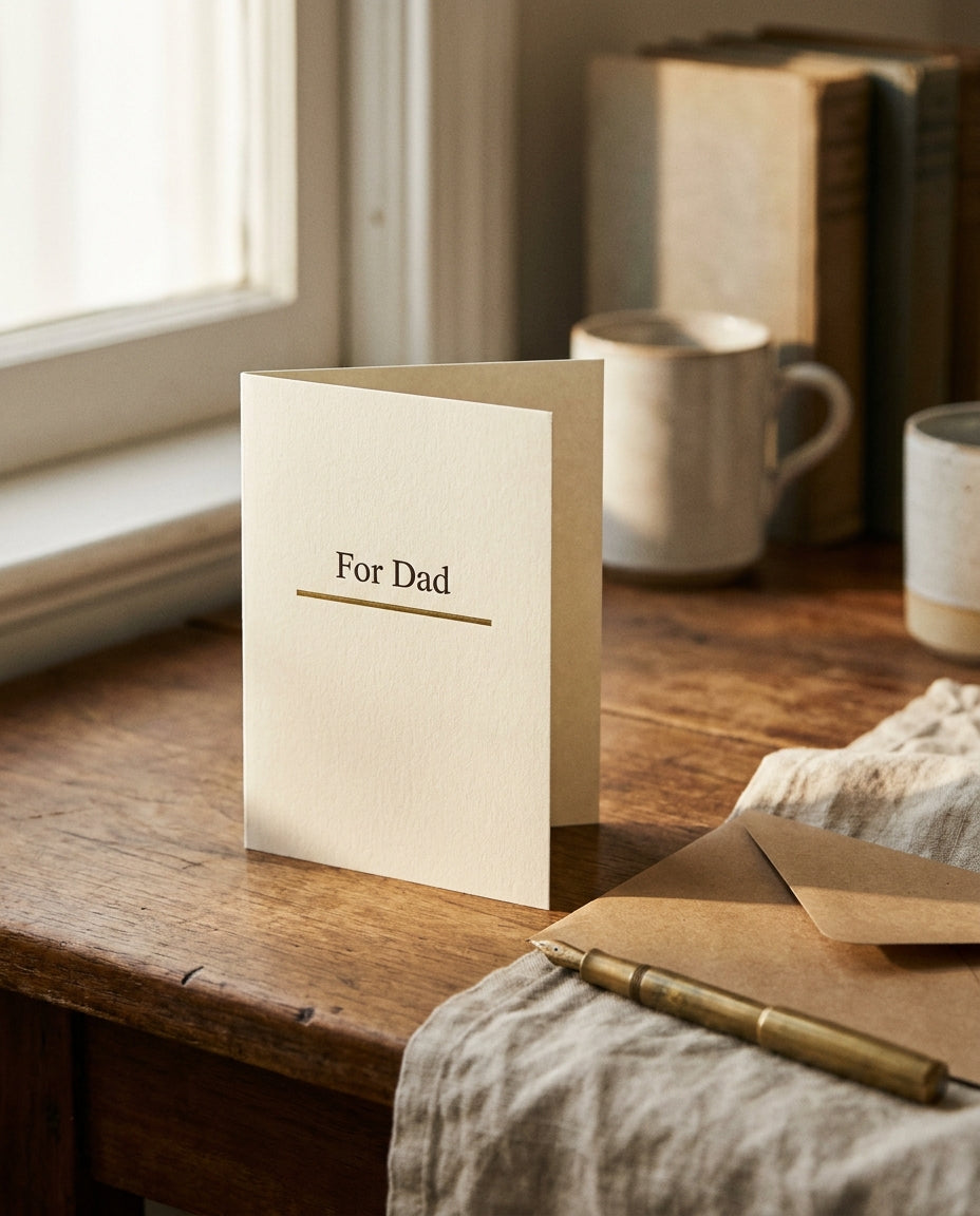 A Note for Dad folding card