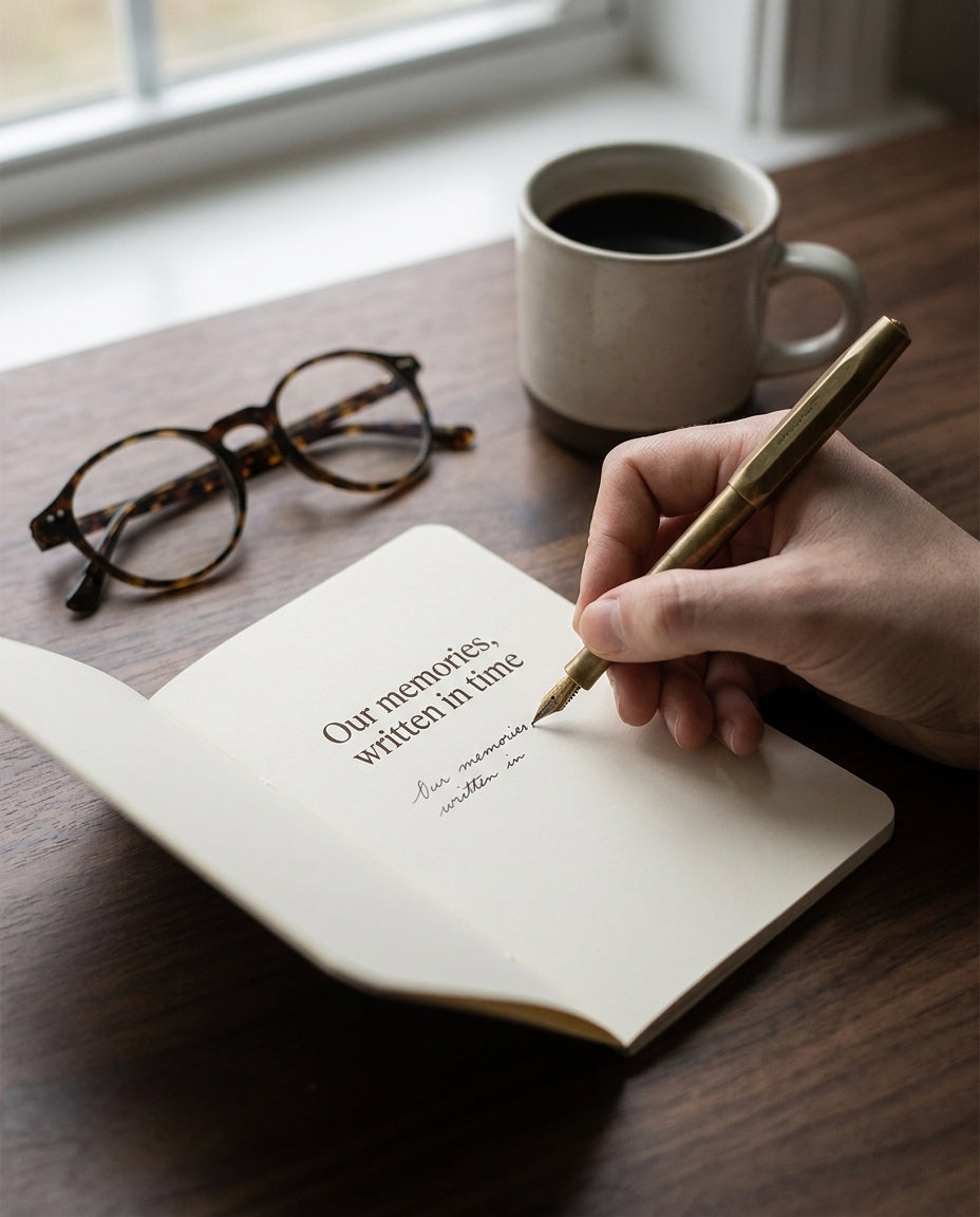 Writing in the About Your Father keepsake