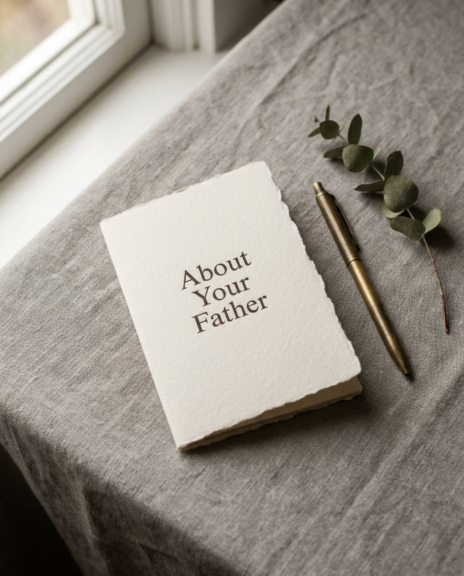 About Your Father keepsake cover
